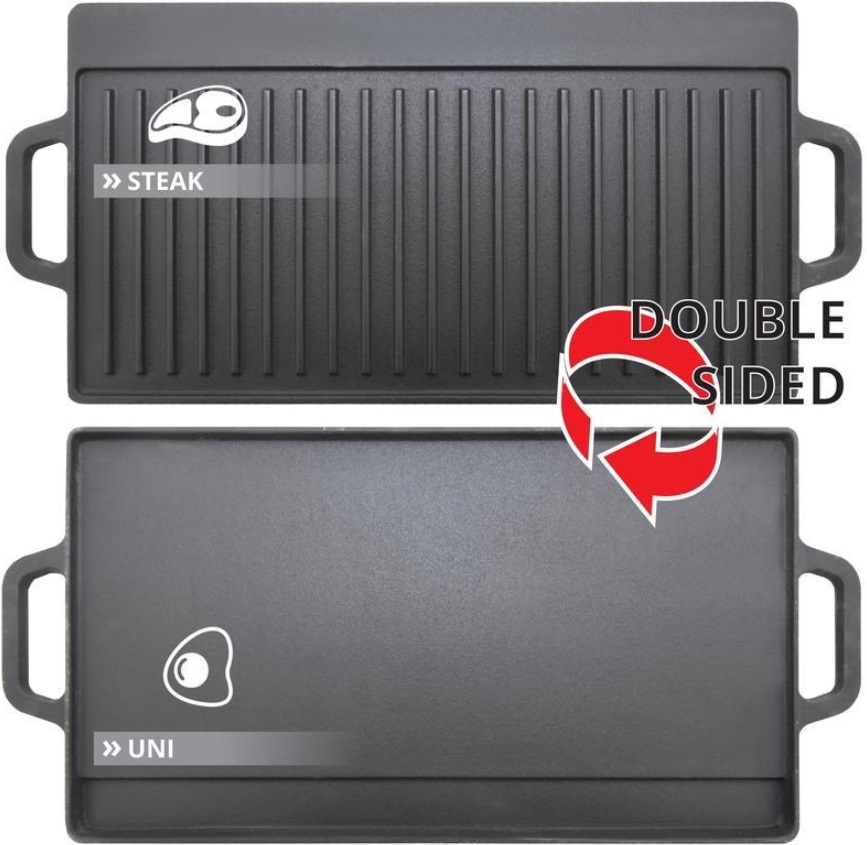 Grilovací plát oboustranný LITINA c